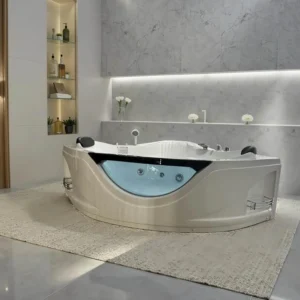 59" Jetted Tub with Light,Spa Hydromassage