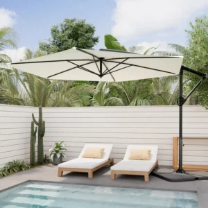 9/10/9 x 11.5FT Offset Patio Umbrella