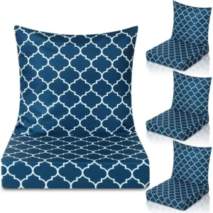 4 Set Outdoor Chair Patio Cushions Waterproof  20 x 20 Inch