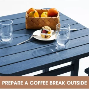 Balcony Adirondack Chairs and Table 3 Pieces Set