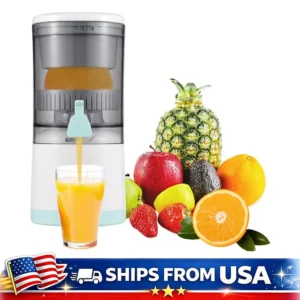 Portable Juicer Rechargeable Press USB Charging Orange Lemon Squeezer with Cleaning Brush