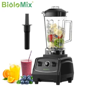 BPA Free 3HP 2200W Heavy Duty Commercial Grade Mixer Juicer, Ice Smoothie Blender
